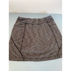 Athleta womens grey marled athletic skort size M